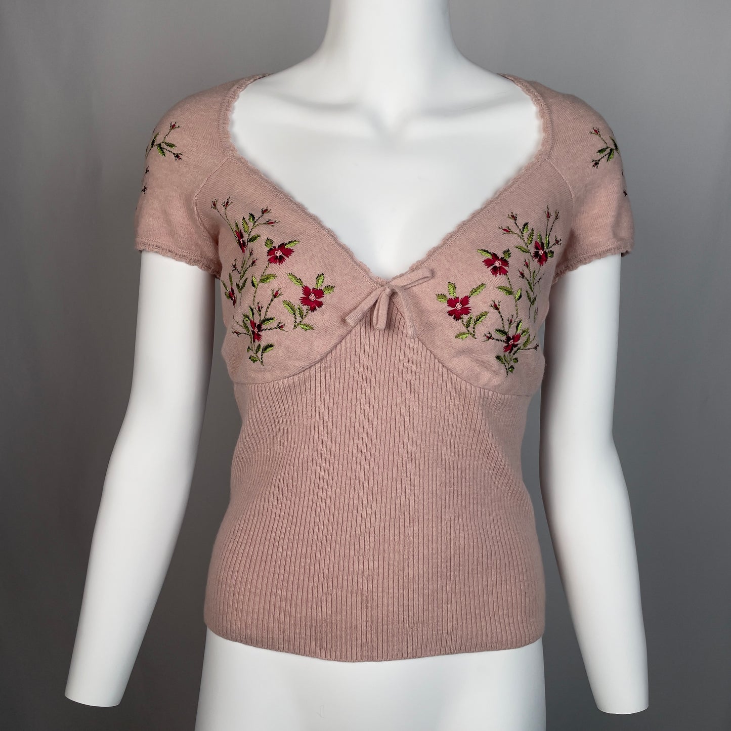 Moschino floral knit top (IT46)
