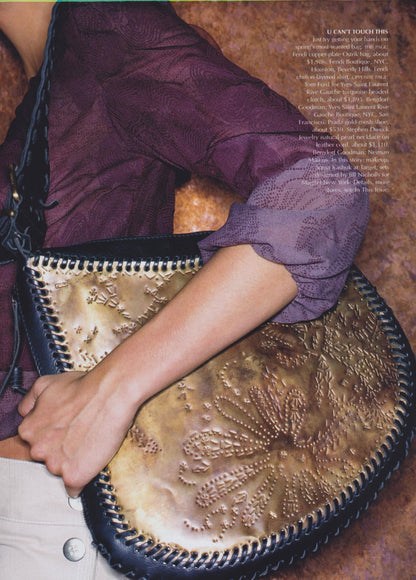 Fendi copper plate oyster bag