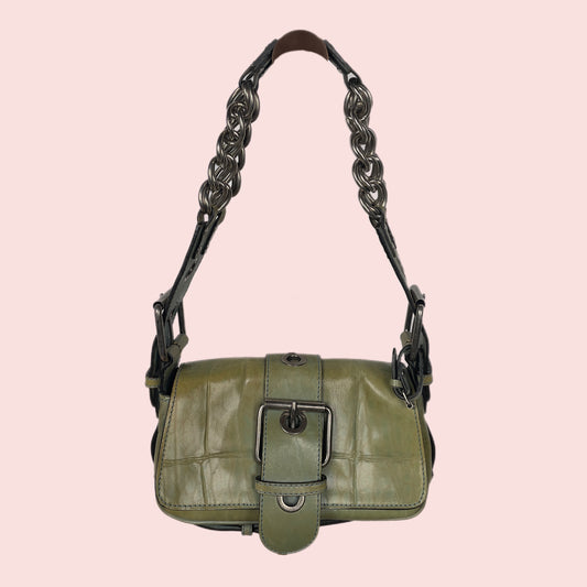 Chloé RARE green chain camera bag