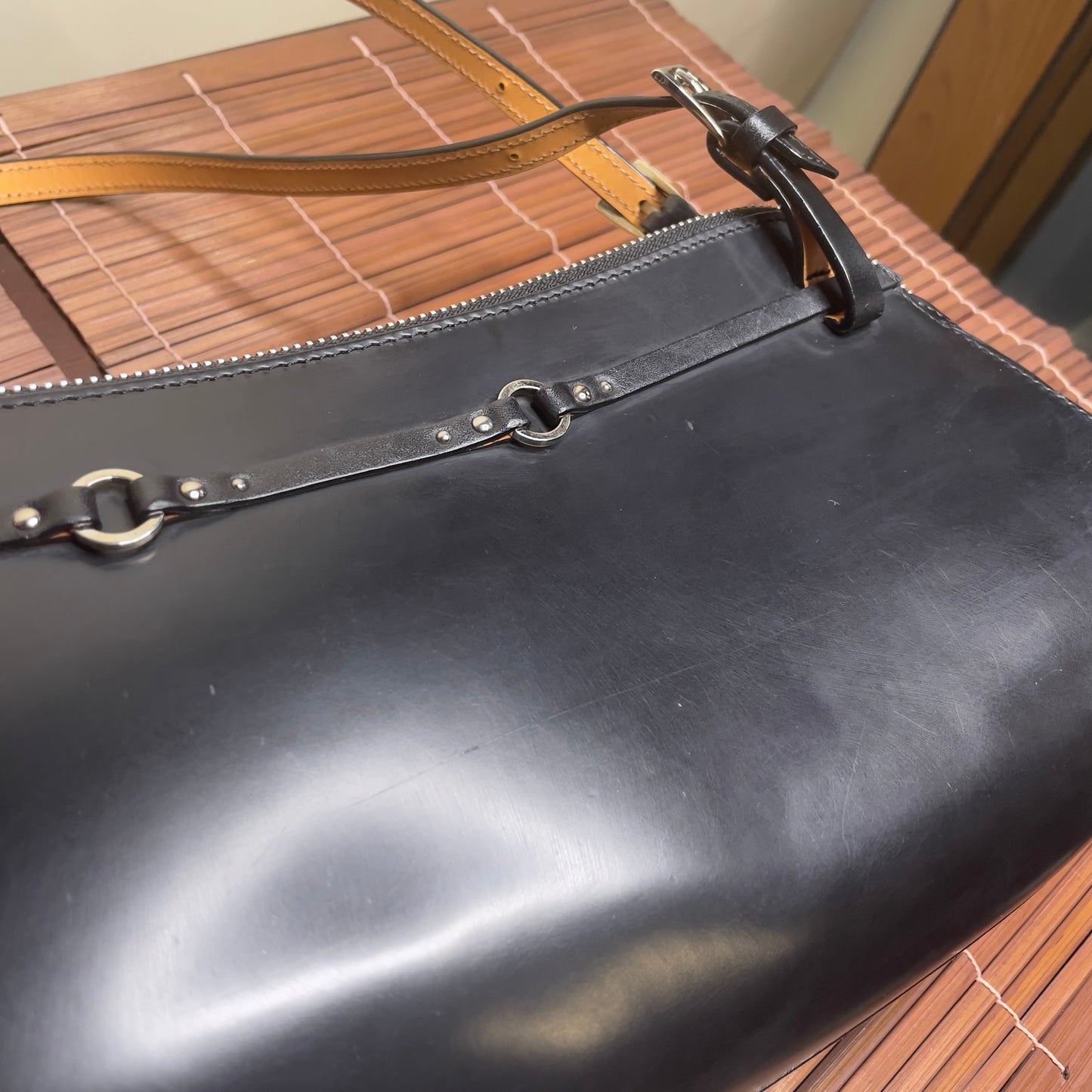 DIOR FW RTW 2003 Bondage shoulder bag