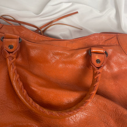 2010 Balenciaga city bag orange