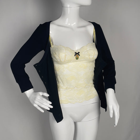 Dolce & gabbana 2000's Madonna lace henley top