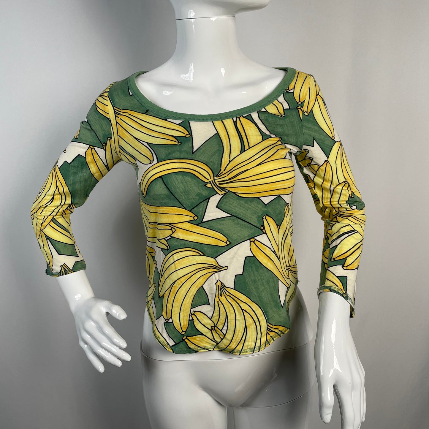Chloé banana all over graphic SS 2004 long-sleeve