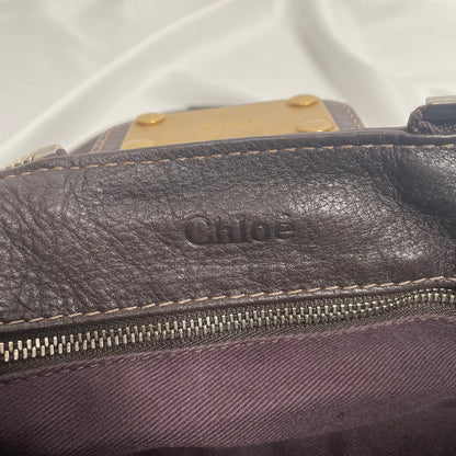 CHLOÉ 2011 brown paddington bag Swarovski