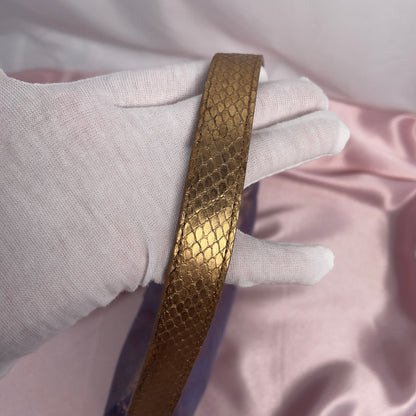 Fendi iridescent suede baguette with stone zucca