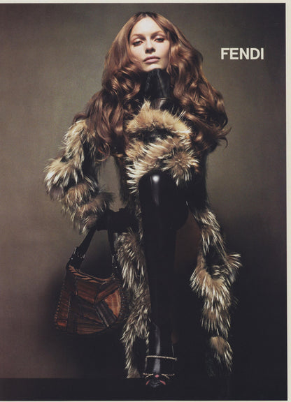 Fendi copper plate oyster bag