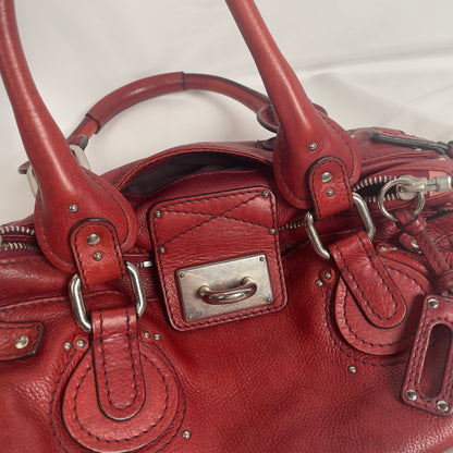 Chloé red paddington