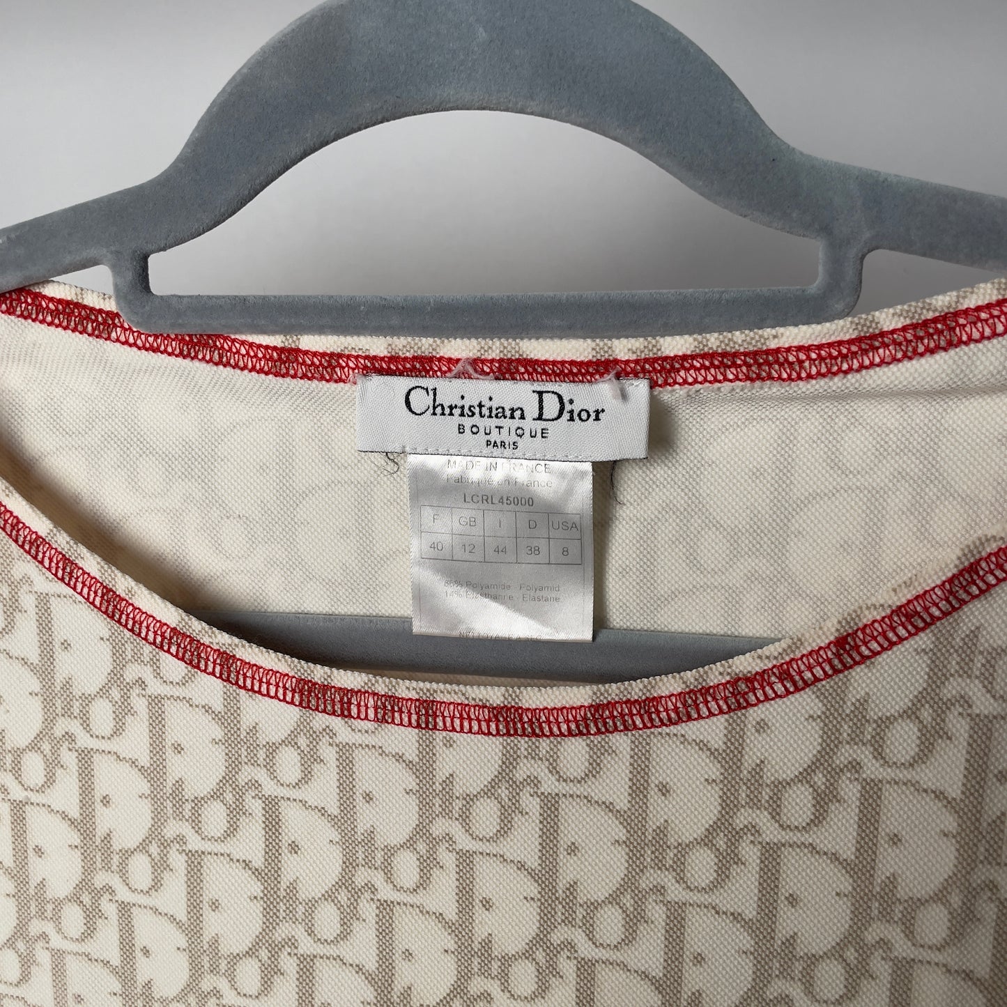DIOR trotter monogram shirt (S/M)