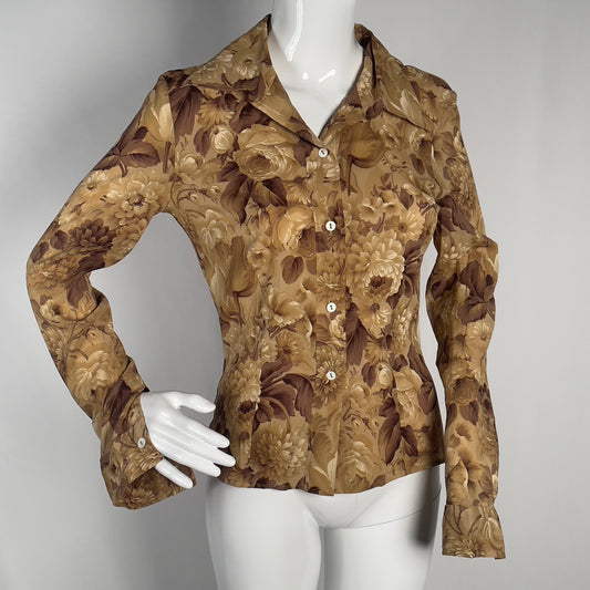 Dolce & Gabbana SS 1997 button up long sleeve top