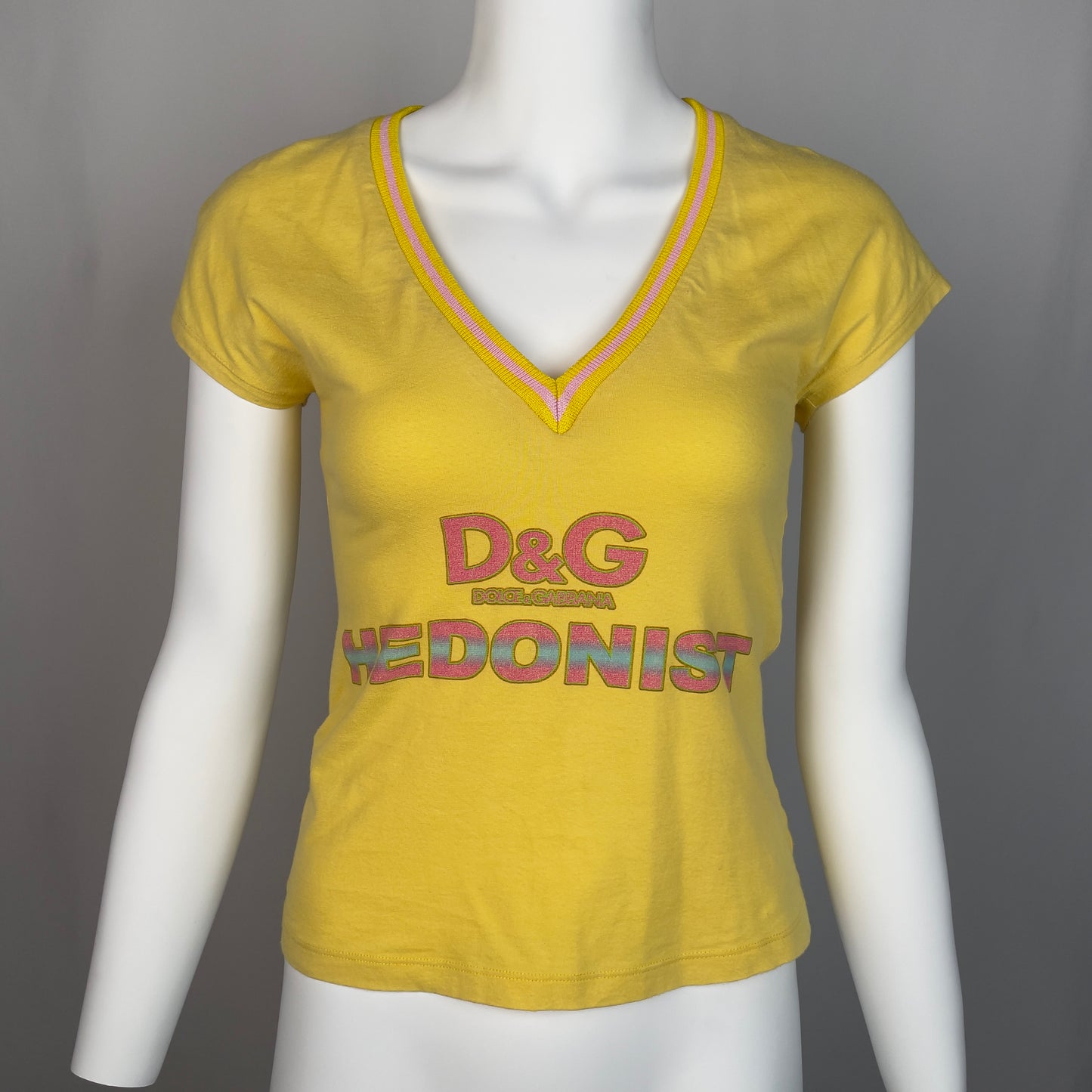 D&G "Hedonist" v-neck top (XS)