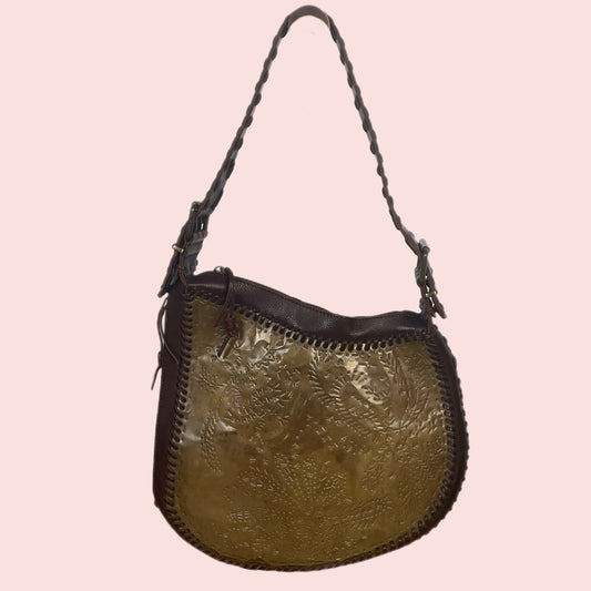 Fendi copper plate oyster bag