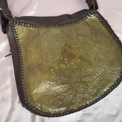 Fendi copper plate oyster bag