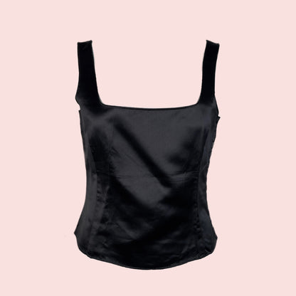 Miu Miu SS 1998 navy corset top (SM)