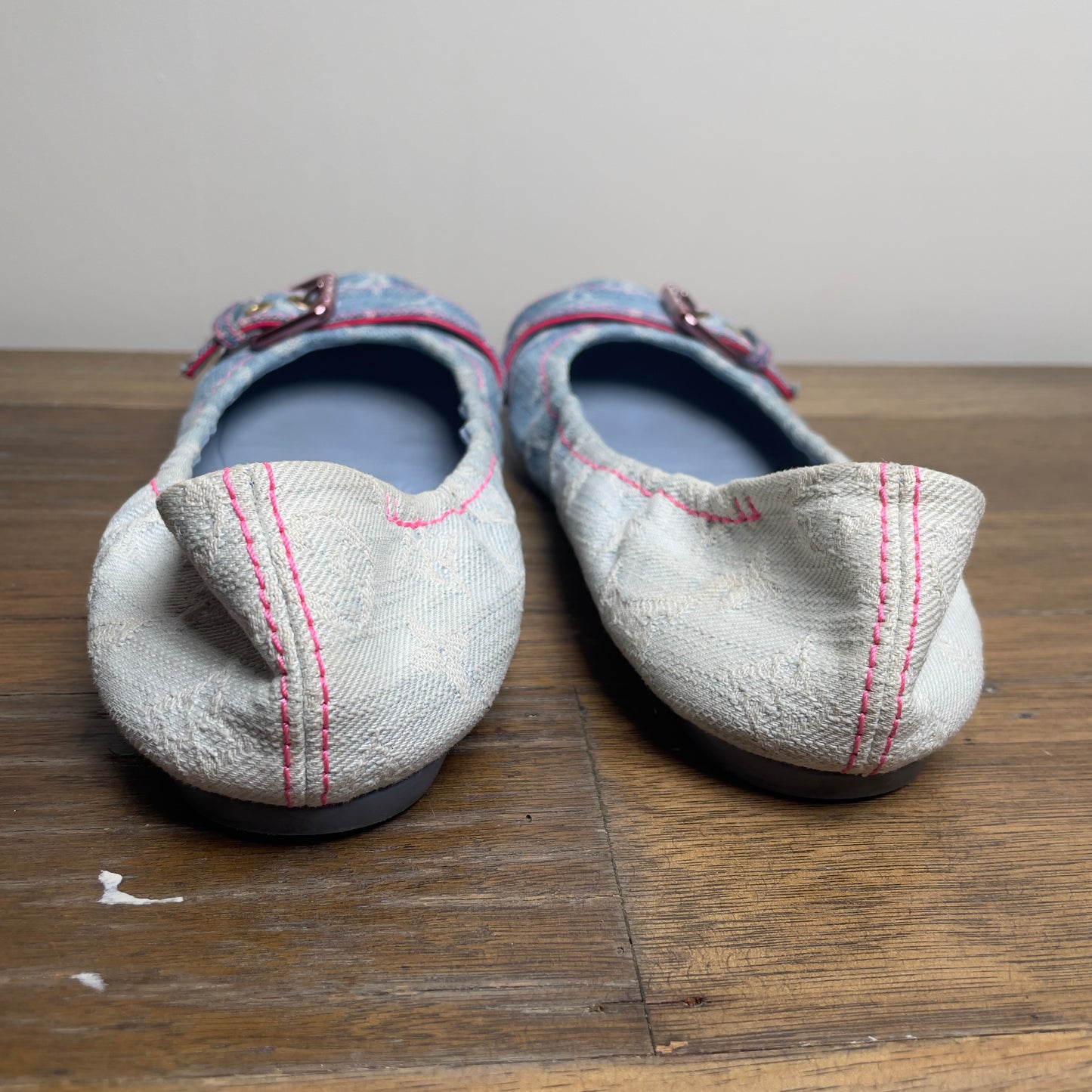 Marc Jacobs for Louis Vuitton denim ombre flats