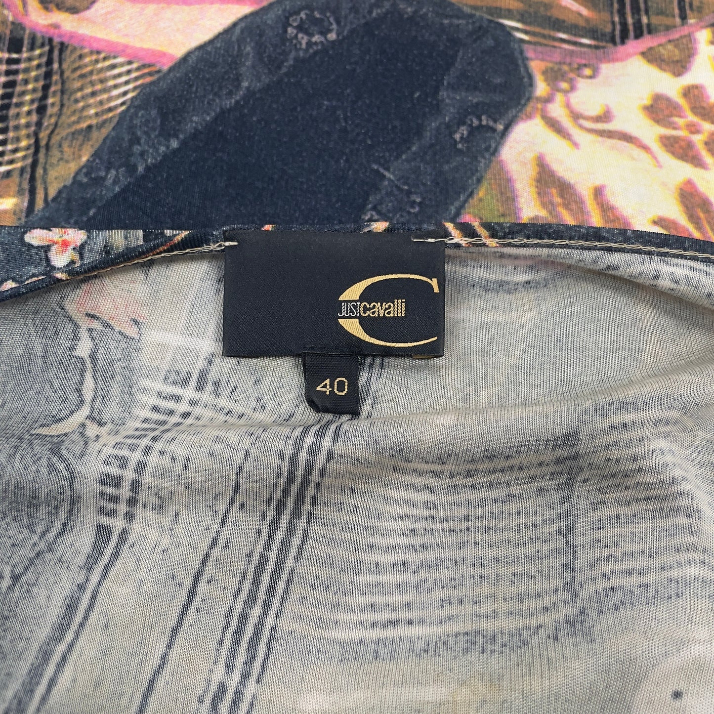 Just cavalli patchwork dress