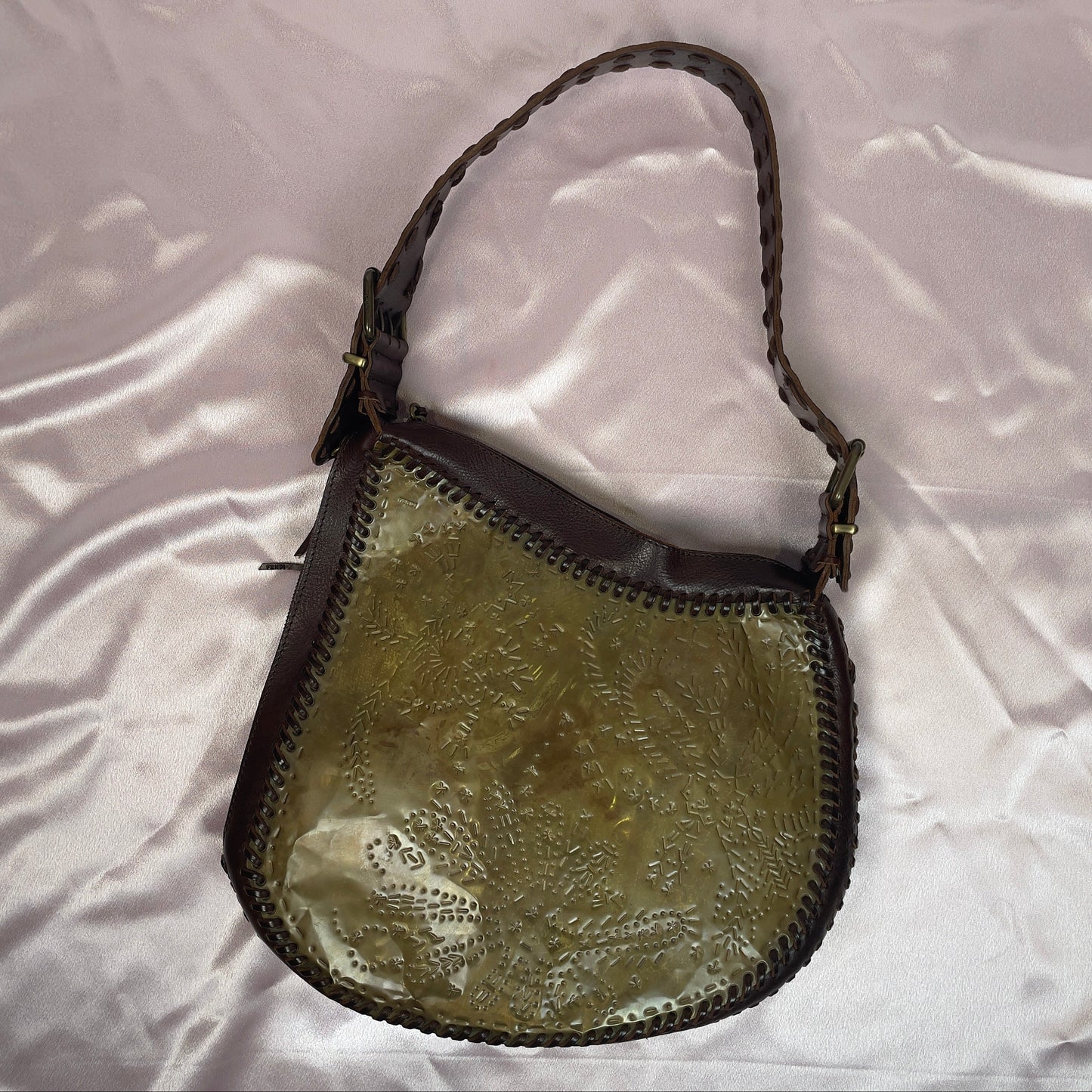 Fendi copper plate oyster bag