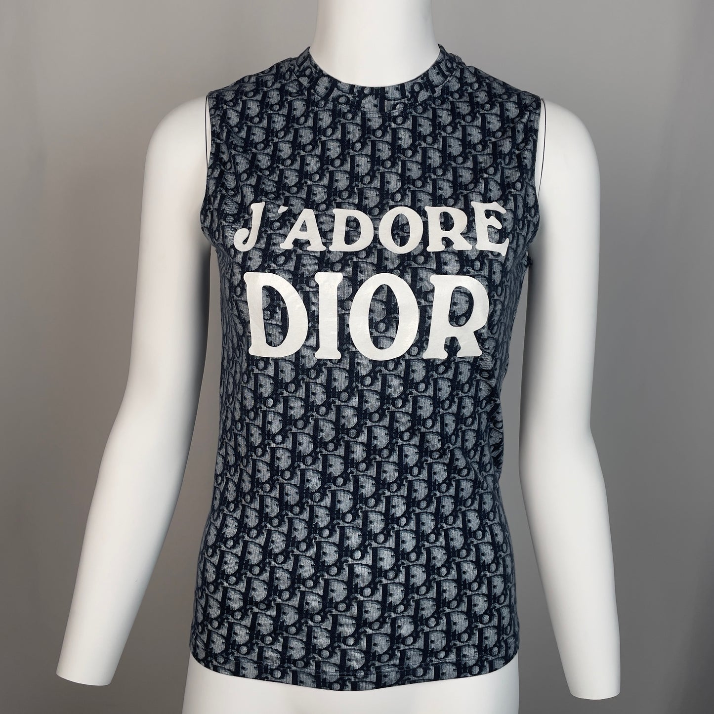 Dior "Jadore Dior" blue trotter shirt (S-M)
