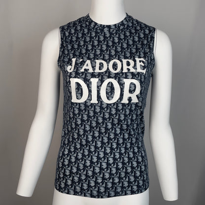 Dior "Jadore Dior" blue trotter shirt (S-M)