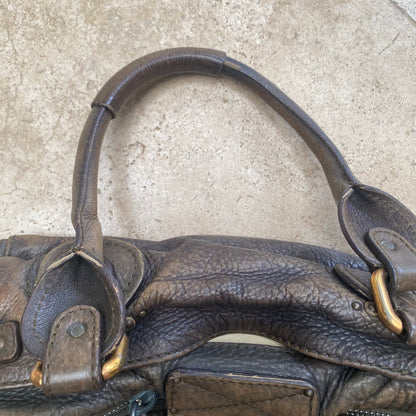 Chloe 2005 distressed brown paddington