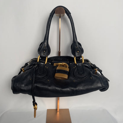 Chloé paddington regular in black