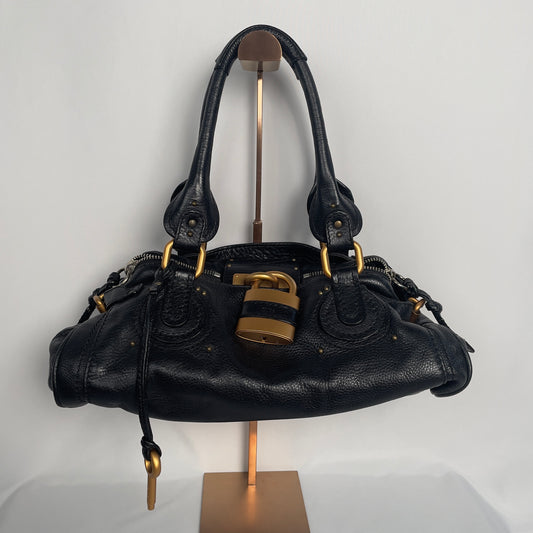Chloé paddington regular in black