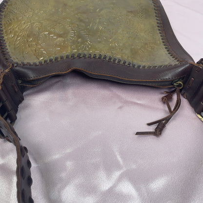Fendi copper plate oyster bag