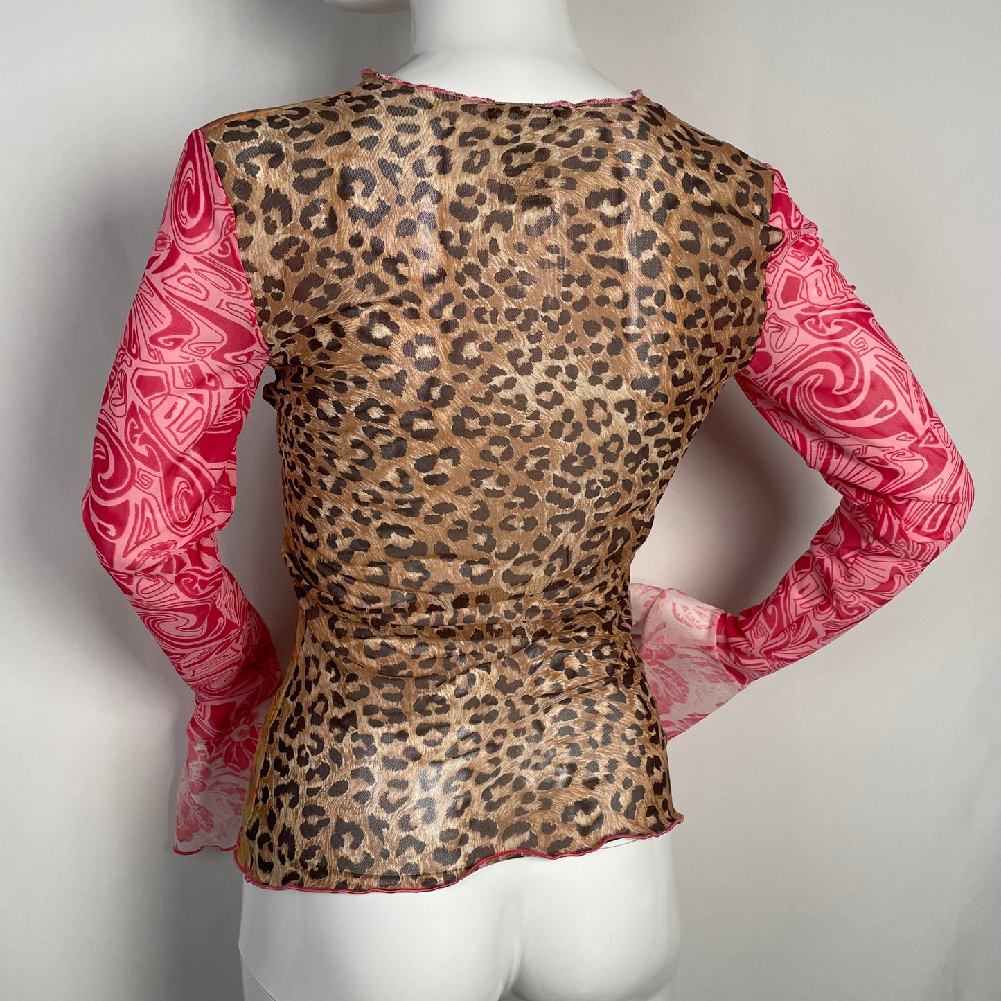 Blumarine Y2K floral mesh SM