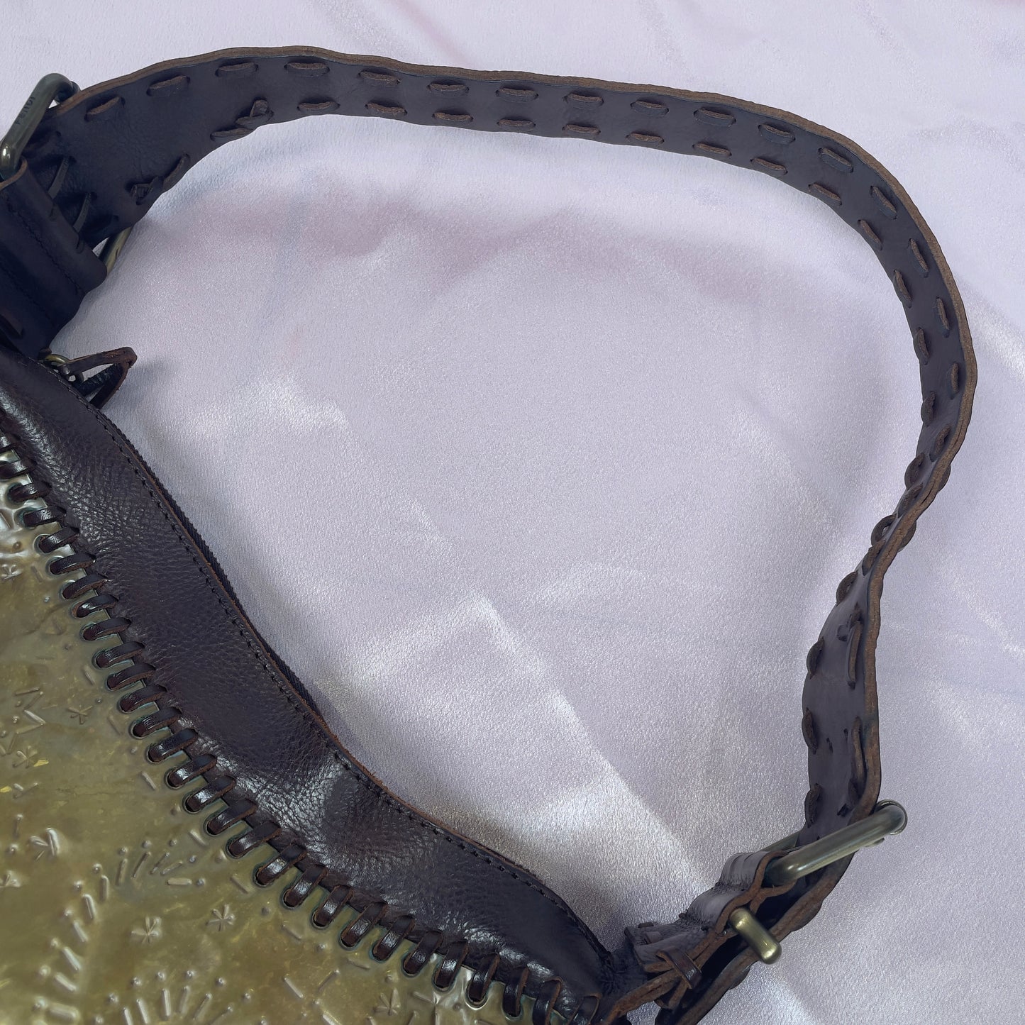 Fendi copper plate oyster bag