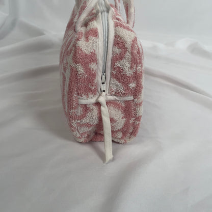 Dior pink trotter terry towel bag