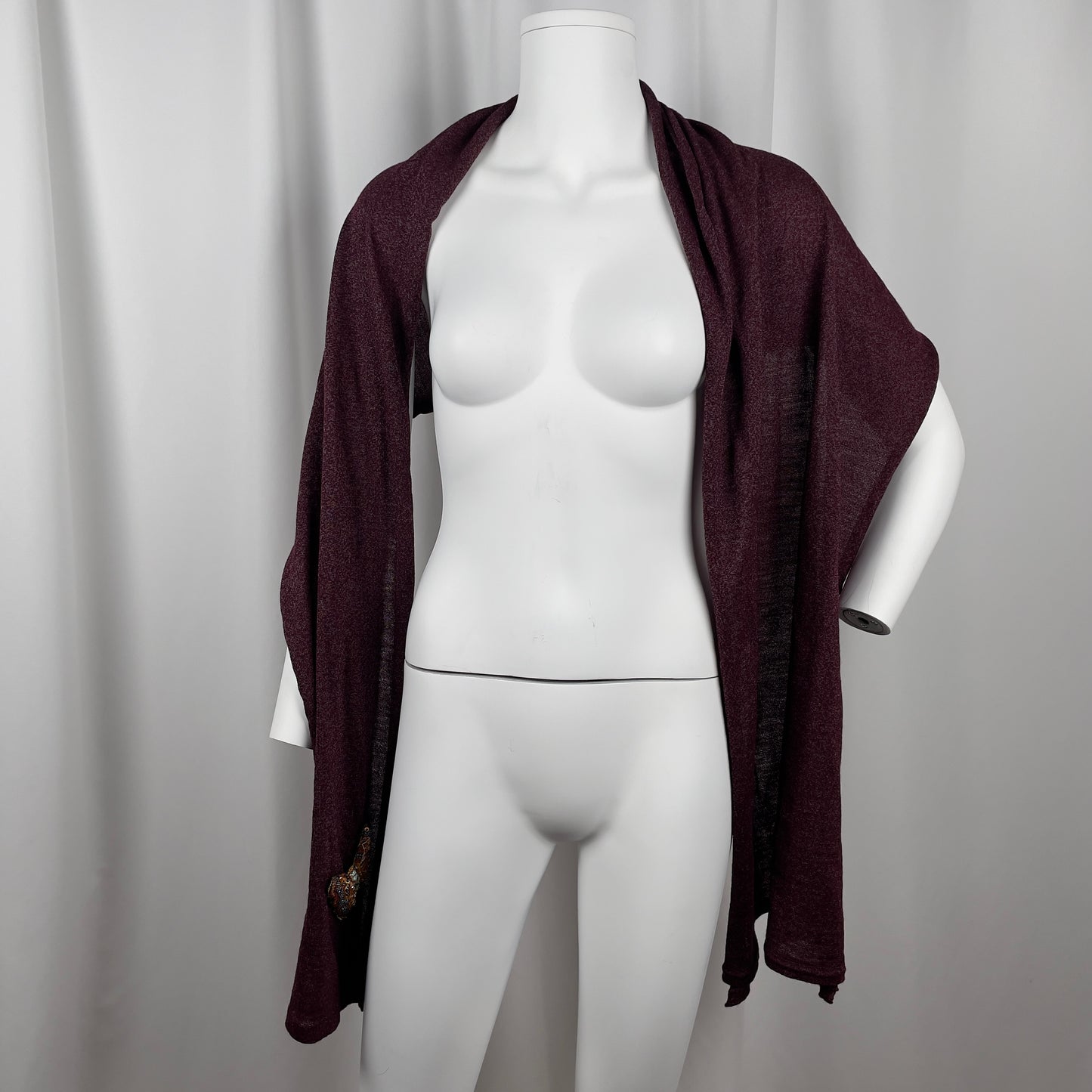 Chloé butterfly lurex knit bandeau top and scarf ensemble