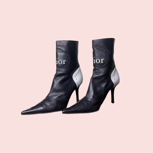 DIOR black moto boots Size 39 (Best for 38 EU)