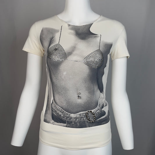 RARE BLUMARINE bikini pierce top (42IT)