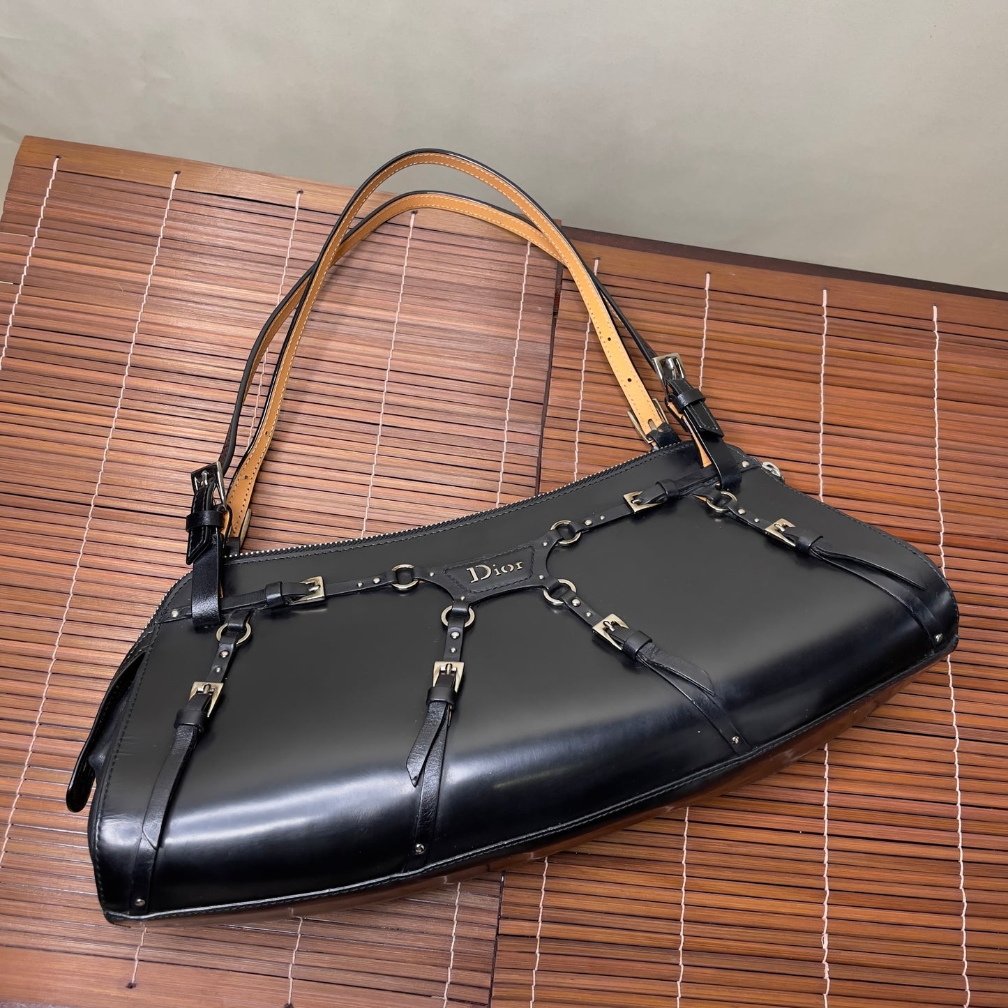 DIOR FW RTW 2003 Bondage shoulder bag