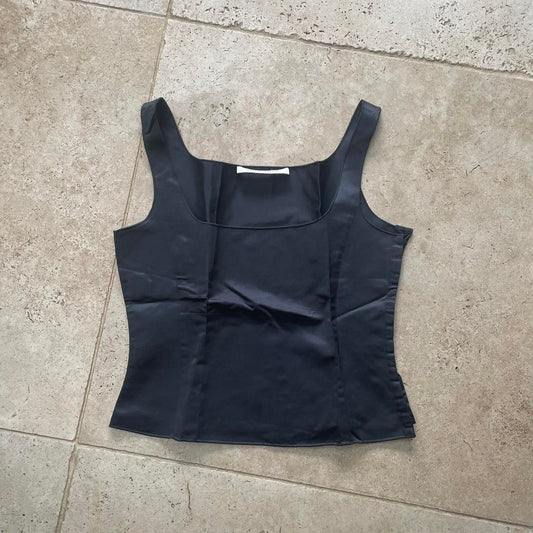 Miu Miu SS 1998 navy corset top (SM)