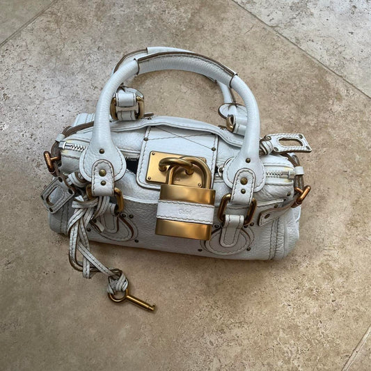 Chloe mini Paddington bag from 2007 release in white