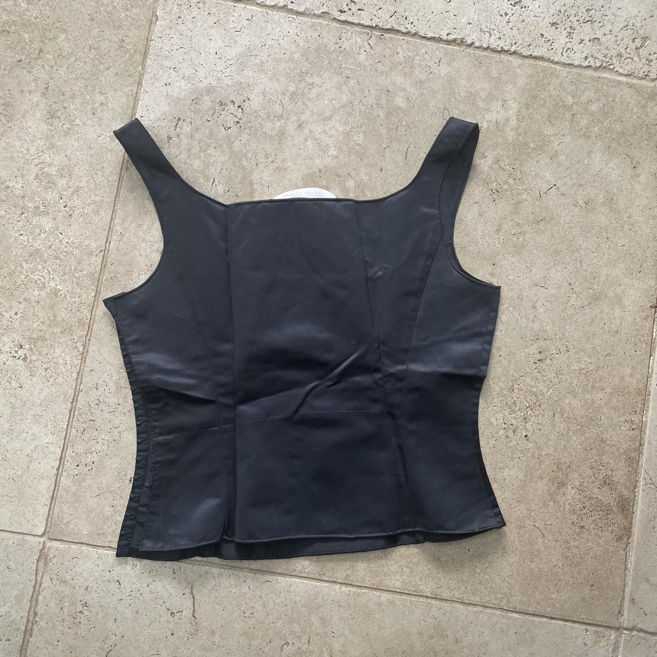 Miu Miu SS 1998 navy corset top (SM)