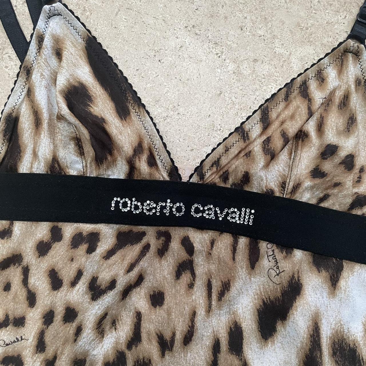 Roberto Cavalli leopard top (S)