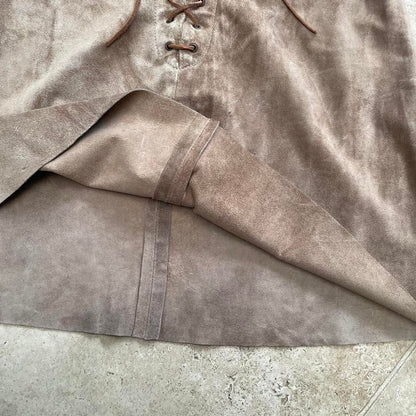 Miu Miu 90's suede skirt (S)