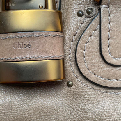 Chloe 2008 Paddington bag in dark beige.