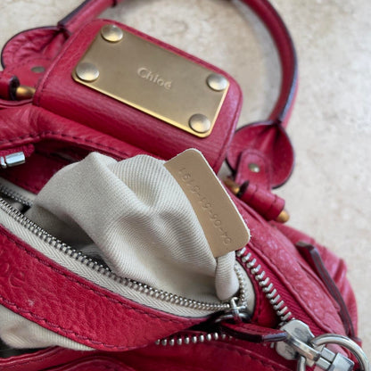 Chloé mini Paddington in red from 2006