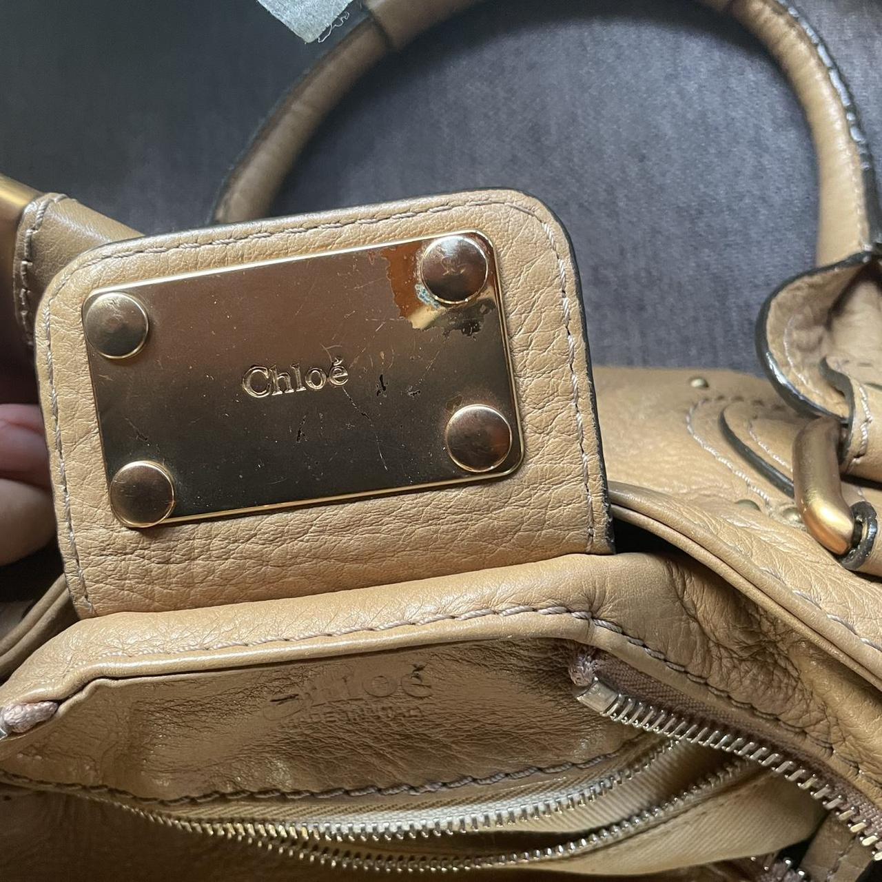 Chloe Paddington bag in beige with gold hardware