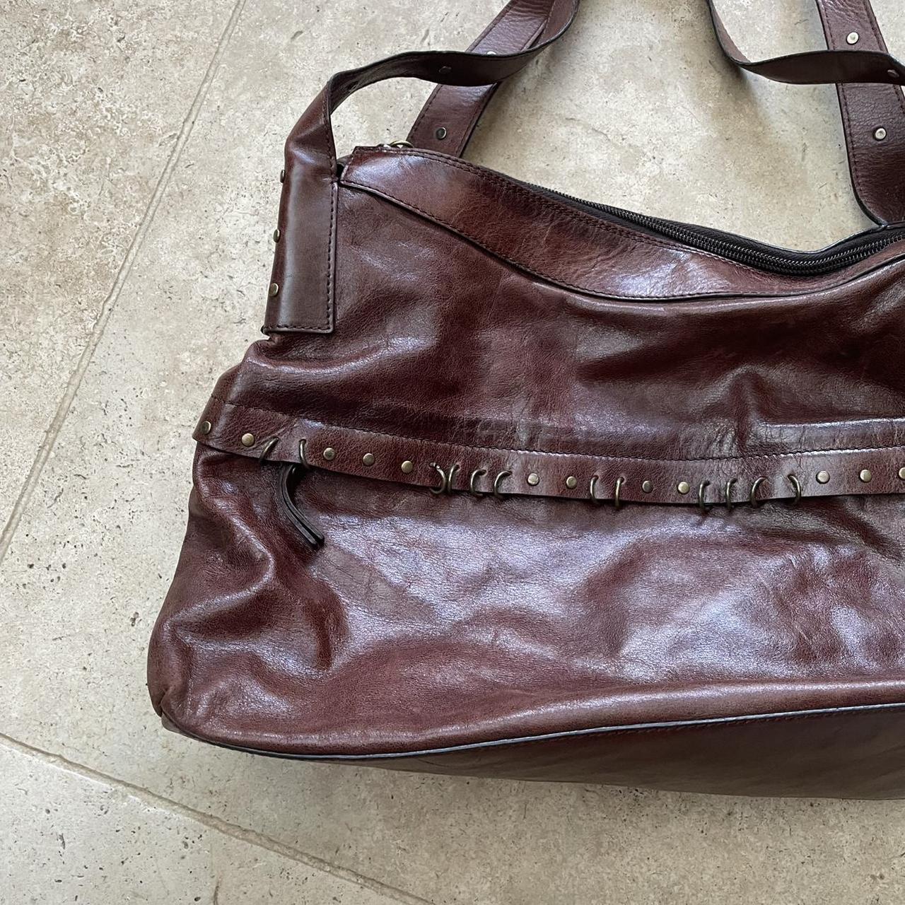 Blumarine pierced leather shoulderbag